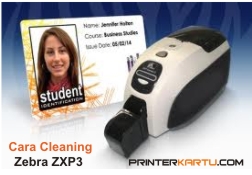 Cara Cleaning Zebra ZXP3 
